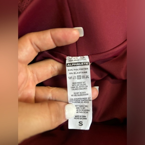 Alphalete Women’s Varsity Skirt - Crimson, Size Small - Picture 5 of 5